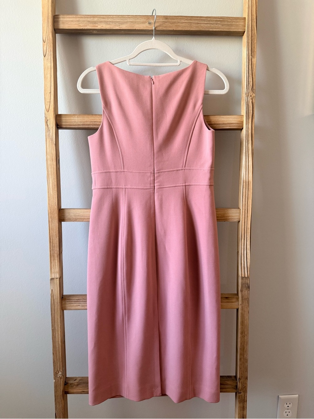 Ann Taylor Rose Pink Sleeveless Sheath Dress - Picture 2 of 6